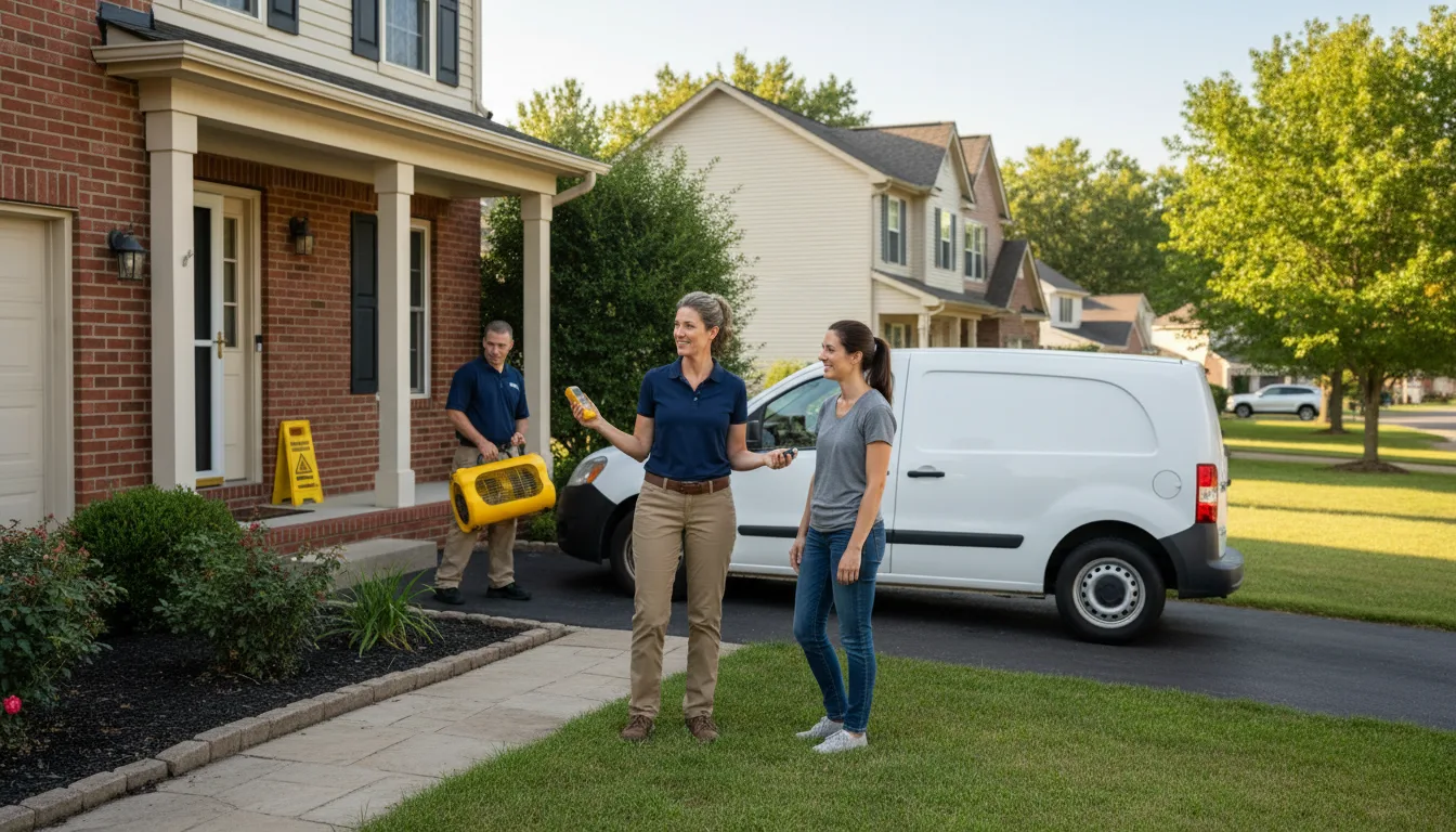 Water restoration image for Home Water Damage Repair in Prue, OK